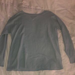 AMERICAN EAGLE crew neck teal sweater